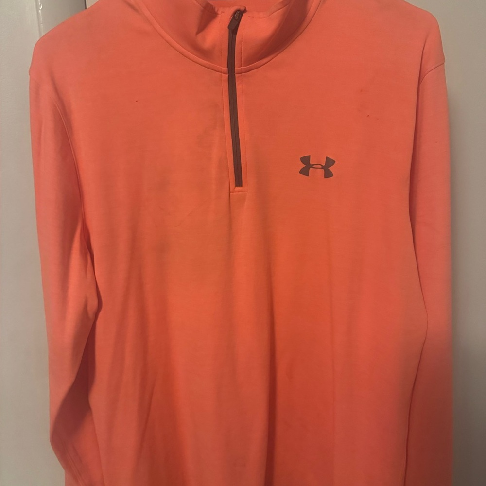 Mens (Medium) Under Armour 3/4 Zip long sleeve